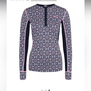 KARI TRAA -Women's Rose Long Sleeve Top size large